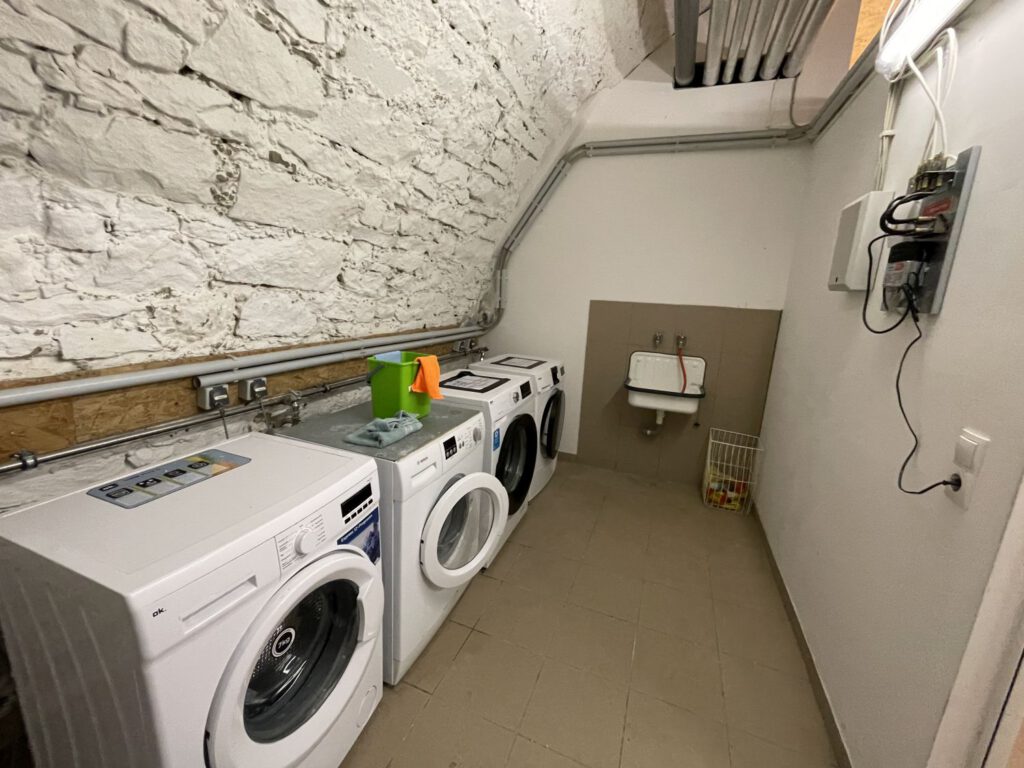 Unterkunft Waschmaschinen in den Apartments